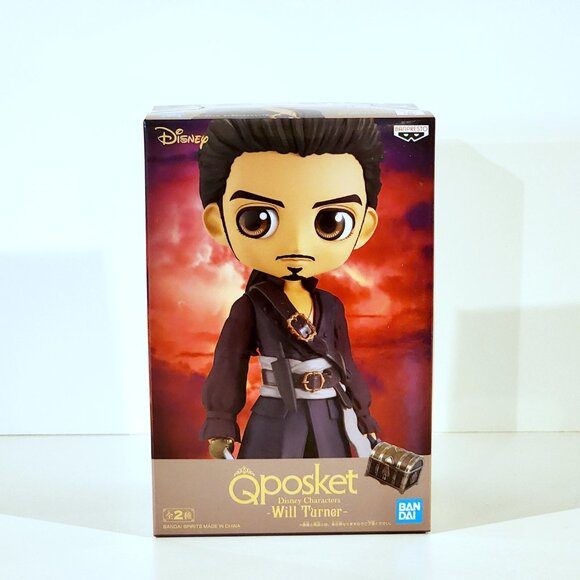 New Banpresto Q Posket Disney Pirates of the Caribbean Will Turner 14cm Japan - Picture 4 of 5